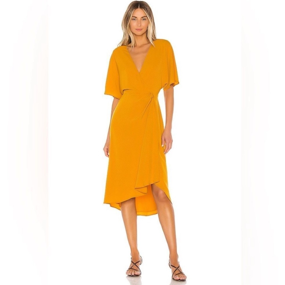 House of Harlow x Revolve Romina Midi Wrap Dress 
Size-S